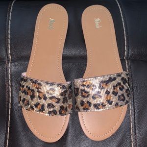 Cheetah sandals